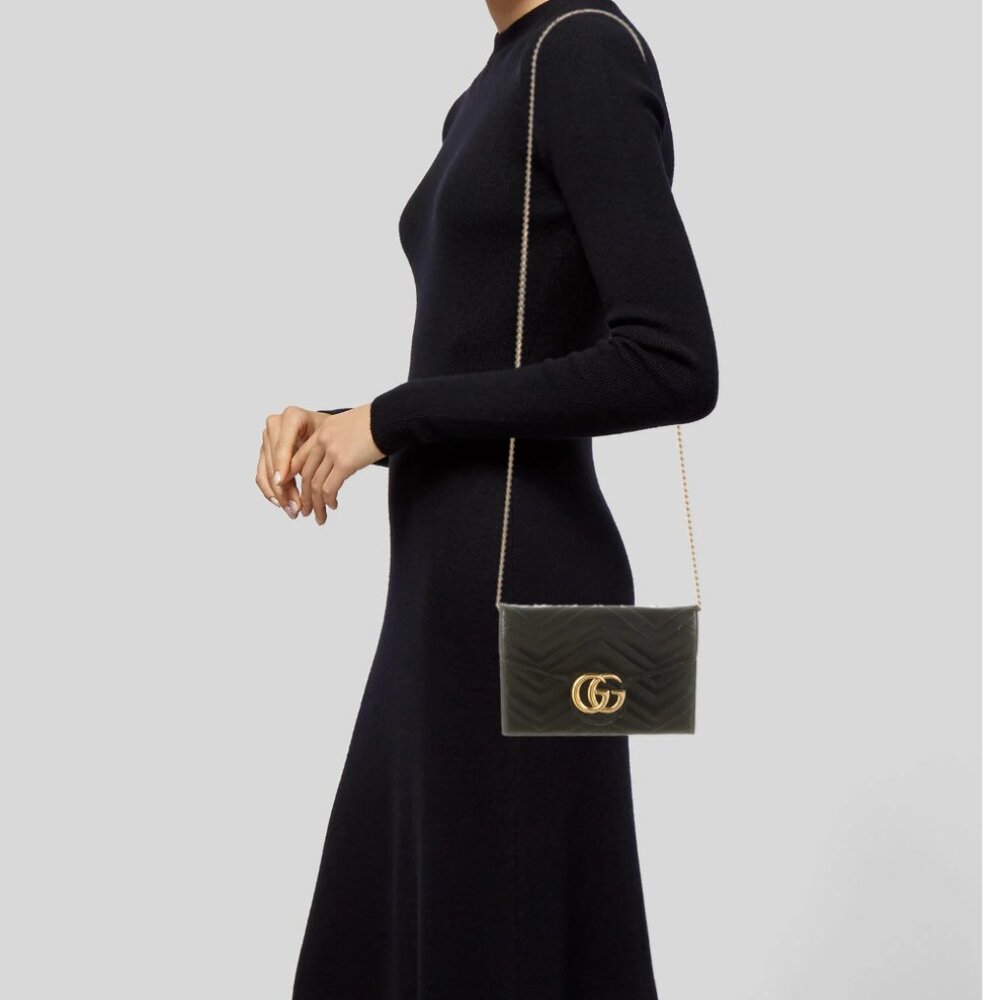 Gucci Matelasse Mini Marmont Crossbody